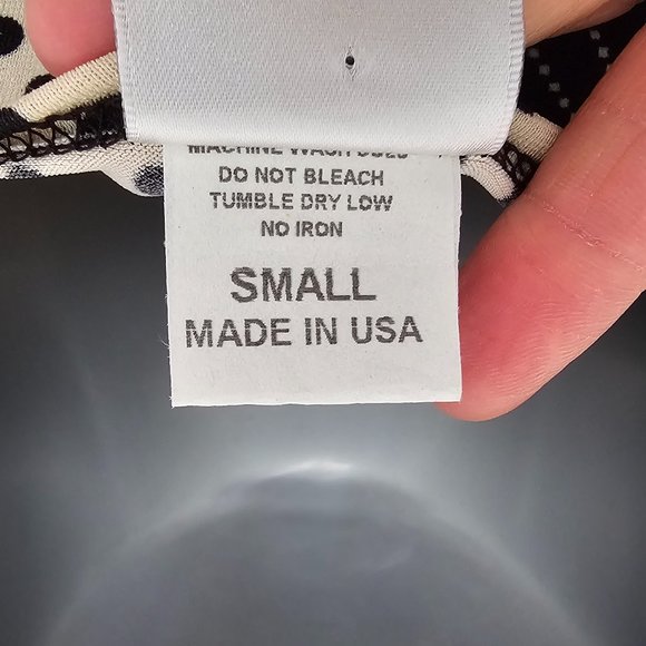 Mod retro Size S psychedelic Paisley Long Bell Sleeve v-neck flowy top - Picture 7 of 7